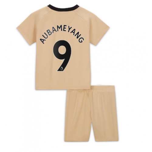 Dres Chelsea Aubameyang #9 Rezervni za djecu 2022-23 Kratak Rukav (+ kratke hlače)